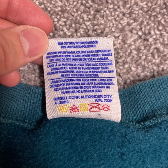 JERZEES XL Cotton Super Sweats Vintage 90s Sweatshirt - Picture 5 of 10